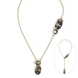 HERMES Eurydice Pm 2way Pendant Necklace Buffalo Horn, Naturel - Picture 1 of 9