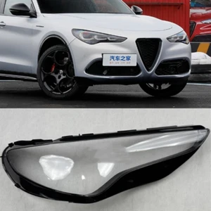 Right For 2017-2024 2025 Alfa Romeo Stelvio Headlight Lens Cover Headlamp Lenses - Bild 1 von 5