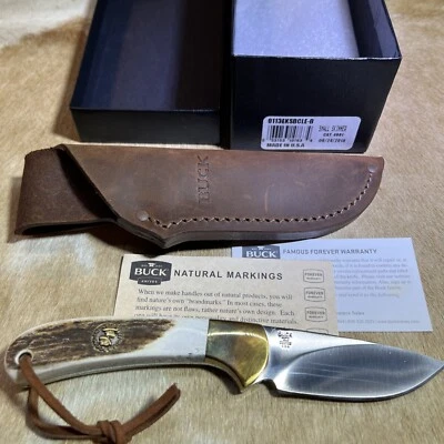 Buck Small Skinner Boone And Crocket Elk Horn Handle 2010 - Image 1 of 4