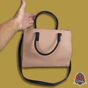 Womens tan shoulder handbag zipper top w should strap & hand Call it Spring - Picture 1 of 5