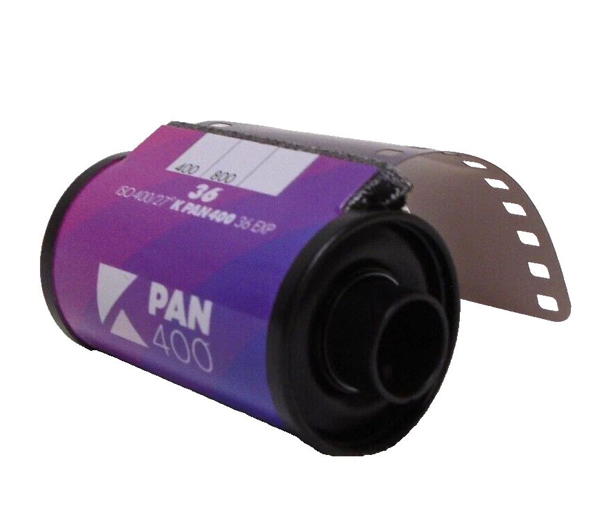 Kentmere PAN 400 35mm 36 Exp Black & White Negative Film - NO PACKAGING - Image 1 of 1