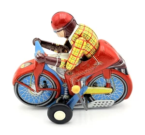 Alps - Flip Over Racer Weißblech Blech Motorrad Japan - Bild 1 von 10