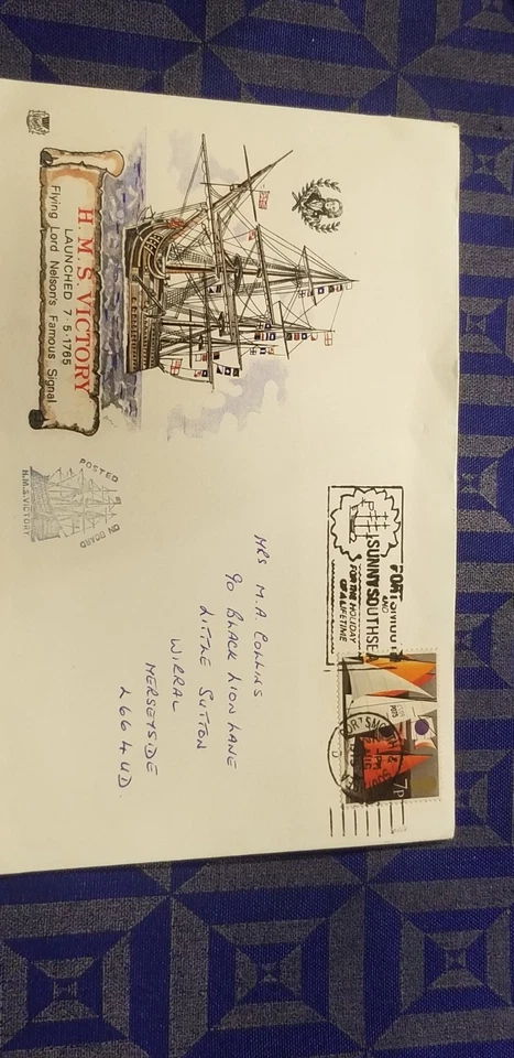 1975 Great Britain H.M.S.Victory First Day Cover Idbba7. - Image 1 of 1