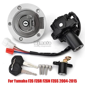 Fuel Gas Cap Ignition Switch Seat Lock W/ Key Set For Yamaha YZF-R1 R1 1998-2003 - Imagen 1 de 7