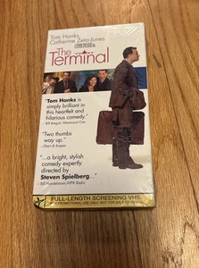 The Terminal VHS 2004 Tom Hanks Screener Promo Tape New Sealed Watermarked Rare - Picture 1 of 7
