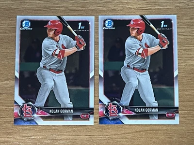 Nolan Gorman - 2018 Bowman Chrome #BDC-117 1st Bowman (2) - Image 1 of 4