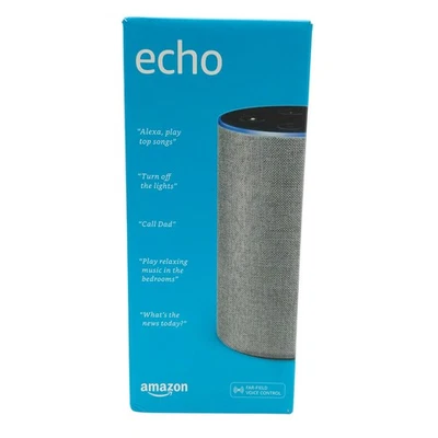 Altavoz Bluetooth WiFi Inteligente Amazon Echo 2da Generación Dolby Gris Brezo (Caja Abierta) Foto 1 de 4