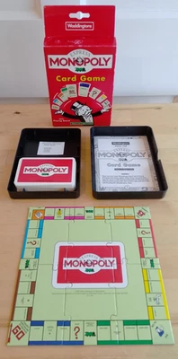 Express Monopoly Card Game with Game Board.  Waddingtons.  Opened / Barely Used. - Image 1 of 4