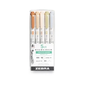 Zebra Pen Mildliner Double-Ended Highlighter Set, Broad and Fine Point Tips, - Picture 1 of 9