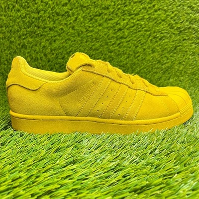 Adidas Superstar J Equipment Amarillo Niños Talla 6Y Zapatos Atléticos para Caminar Tenis Foto 1 de 4