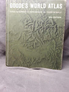 Vintage Goode's World Atlas 12th Edition 1965 - Picture 1 of 4