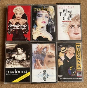 Madonna 6 x Cassette Tape Album Bundle You Can Dance Like A Virgin Prayer First - Picture 1 of 4