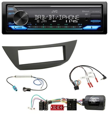 JVC Bluetooth DAB USB Lenkrad Autoradio für Renault Laguna III 2008-2013 - Bild 1 von 4