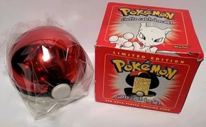 Pokemon 23k Gold Plated Trading Cards Red Burger King Mewtwo - Picture 1 of 4
