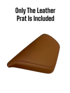 Kalahari Brown Leather Console Armrest Cover For Chevy Corvette C7 2014-2017 - Foto 1 di 3
