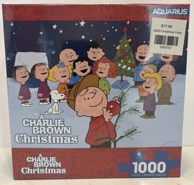 A Charlie Brown Christmas Puzzle * Peanuts * 1000 Piece Aquarius - New - Image 1 of 4