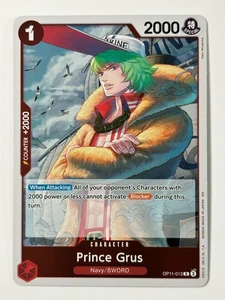 Prince Grus OP11-013 A Fist of Divine Speed One Piece Near Mint Foil - Picture 1 of 2