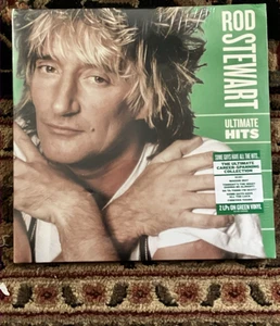 ROD STEWART Ultimate Hits SEALED 2LP Green Vinyl NEW - Picture 1 of 2