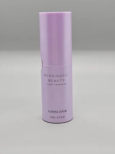 {I15} Meaningful Beauty GLOWING SERUM by Cindy Crawford .5 oz / 15 ml Sealed - Picture 1 of 2