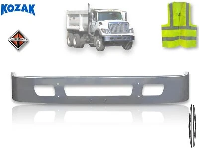 Parachoques 13" con orificios de luz antiniebla cromado International Workstar serie 7000 Foto 1 de 4