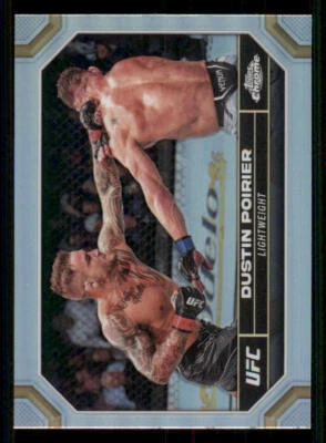2024 Topps Chrome UFC Refractors #64 Dustin Poirier - Image 1 of 2