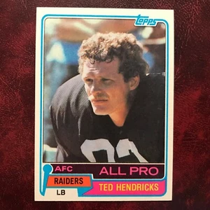1981 Topps Set TED HENDRICKS #200 OAKLAND RAIDERS - NM/MINT *HIGH GRADE* - Picture 1 of 1