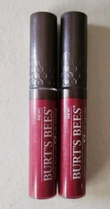 2X Burt'S Bees 100% Natural Lip Gloss 257 Ruby Moon - Picture 1 of 1