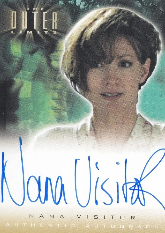 THE OUTER LIMITS:SEX,CYBORGS & SCIENCE FICTION - A5 NANA VISITOR AUTOGRAPH CARD - Image 1 of 1