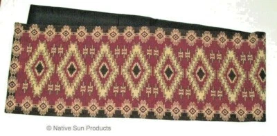 Southwestern Geometric Design Woven Table Runner 13x72 "  Red River #12072 - Image 1 of 2