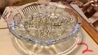 Vintage Clear Glass Relish Tray