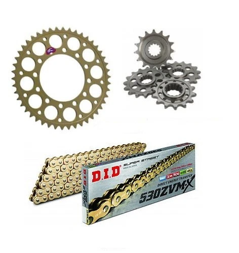 Ducati 899 Panigale 2014-2015 Renthal & DID ZVMX Chain & Sprocket Kit - Image 1 of 4