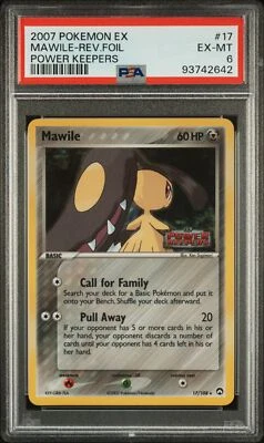 PSA 6 Mawile Reverse Foil Power Keepers #17 2007 Pokemon Ex 742642 - Image 1 of 2