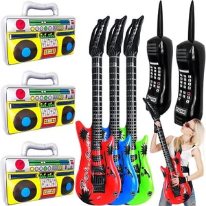 8 Pcs Inflatable Radio Boombox Retro Inflatable Mobile Phone Rock Inflatable ... - Picture 1 of 7