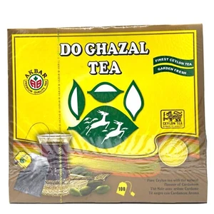 Alghazaleen (Do Ghazal) - Cardamom Flavour / 100 Tea Bags *Free Postage - Picture 1 of 2