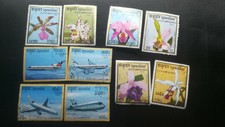 18 francobolli Cambogia
