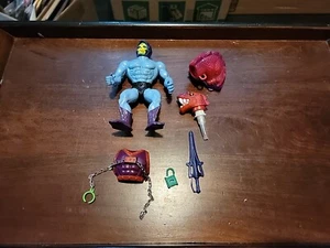Masters of the Universe Dragon Blaster Skeletor Figur mit Schloss MOTU Vintage 80er - Bild 1 von 15