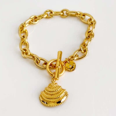 New 7.5" Talbots Charm Toggle Bracelet Fashion Women Party Vacation Jewelry Gift - Image 1 of 4