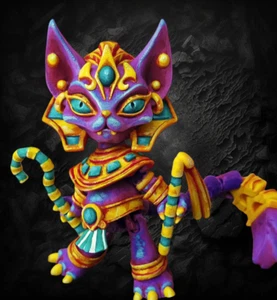 Gato Faraón Articulado, Flexi Regalo Halloween, Impreso en 3D - Imagen 1 de 46