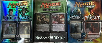 MtG Duel Decks Nissa vs Ob Nixilis , Sorin vs Tibalt , Jace vs Vraska 6 Deck Set - Image 1 of 4