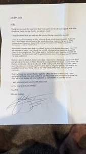 Michael Dobson signierter Brief Foto Sprachschauspieler - Bild 1 von 1