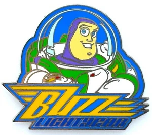 2003 - Prendedor comercial Disney - Toy Story - Buzz Lightyear - Insignia con nombre - Imagen 1 de 2