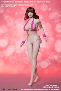 JIAOUDOLL 1/6 Flexible Sin costuras Cuerpo Femenino Piel de Goma Busto Grande Figura Modelo - Imagen 1 de 95
