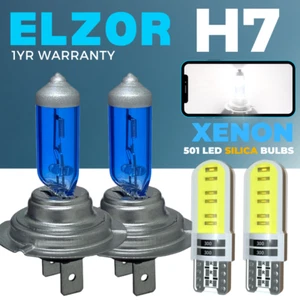 H7 Headlight Xenon Bulbs 499 High Low Beam 100w Hid Car Van White Led Side Light - Picture 1 of 18