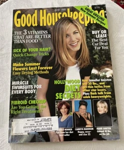 1999 JUNE GOOD HOUSEKEEPING MAGAZINE - JENNIFER ANISTON Hollywood Diet Secrets - Picture 1 of 6