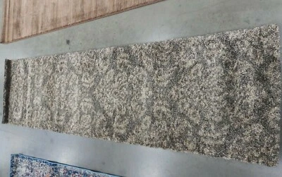 BEIGE 2'-3" X 8' Loose Threads Rug, Reduced Price 1172624789 SG460-7913-28 - Image 1 of 4