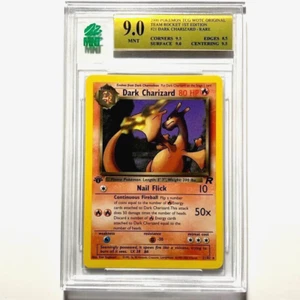 2000 Pokemon Team Rocket "Dark Charizard" 21/82 Non-Holo MNT 9.0 WOTC 1st-Ed - Picture 1 of 5