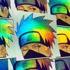 CALCOMANÍA DE COCHE KAKASHI HOLO ANIME PEEKER NARUTO SHIPPUDEN - Imagen 1 de 1