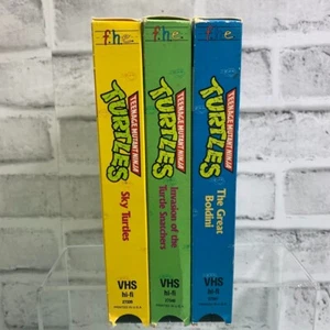 Teenage Mutant Ninja Turtles Burger King Kids Club VHS Tape (3) Pack - Picture 1 of 7