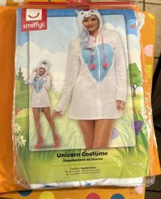 Disfraz Unicom Cremallera Completa 20” P2P 34” Largo Damas Mediano Nuevo En Bolsa Foto 1 de 4