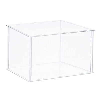 UXCELL Clear Display Case, Acrylic Assemble Box 40x30x30cm for Collectibles, Crafts